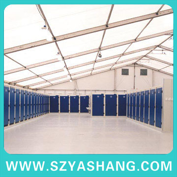 big warehouse tents