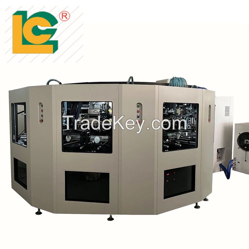 glass bottle automatic LED UV screen printing machine with servo system