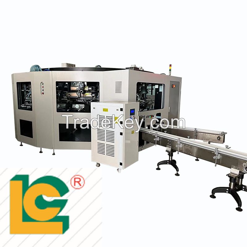 glass bottle automatic LED UV screen printing machine with servo system