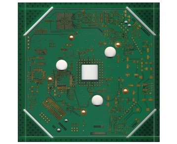 8 layers ML board, Chemical Gold ENIG finish, LS 120um, BGA, large pla