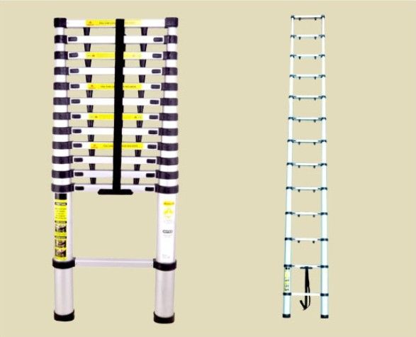 Step Ladder 3.8m telescopic aluminum