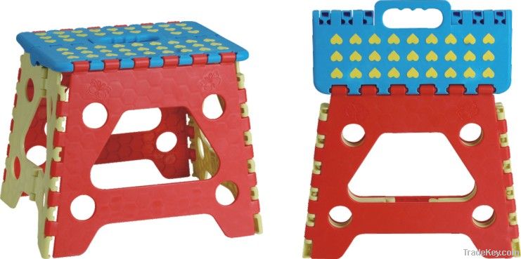 plastic folding step stool