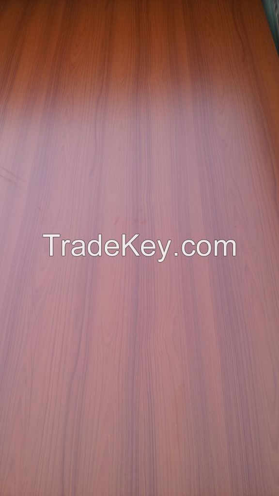 Cherry Melamine Paper Laminated MDF