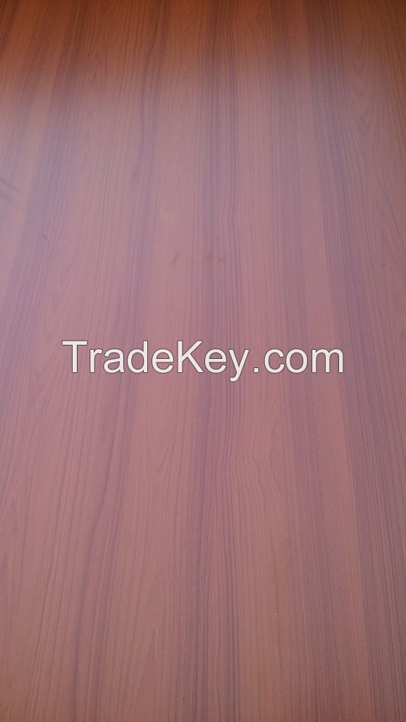 Cherry Melamine Paper Laminated MDF