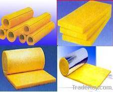 Glass wool blanket, board, pipe