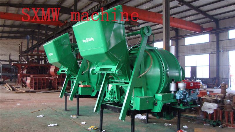 SXMW machine diesel engine SXMW350 concrete mixer