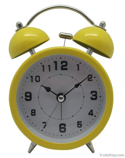 DIY Mini Double bell alarm clock, metal alarm clock