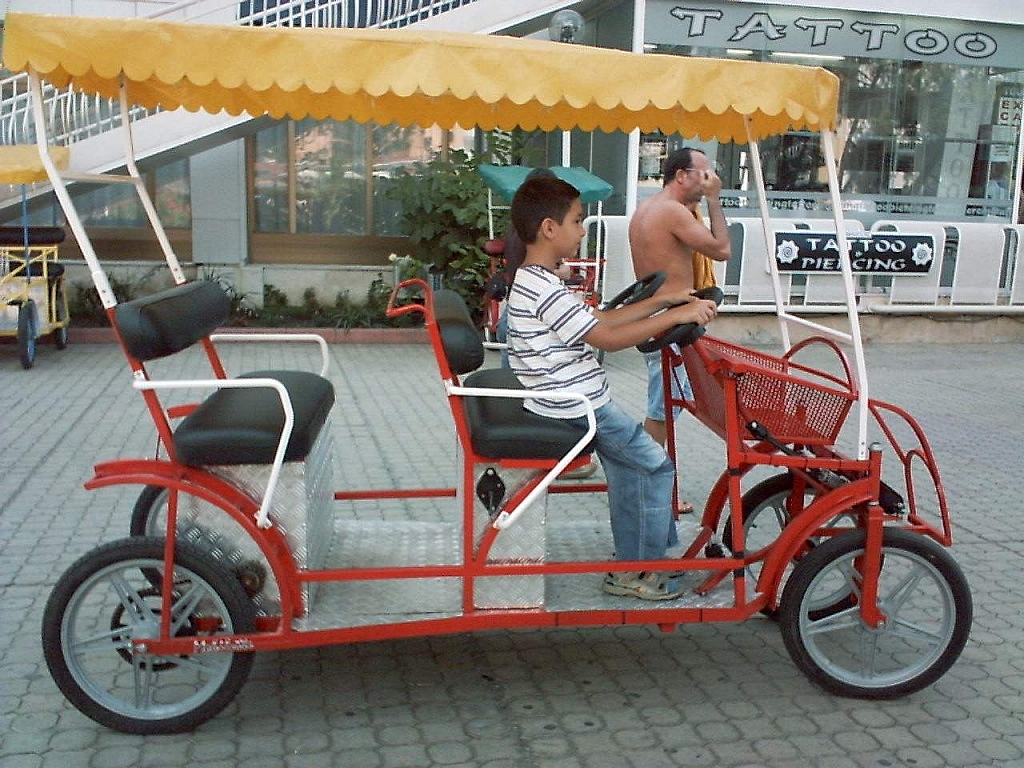 Mobilette 6 Persons Electric Fourwheel Surrey Bike