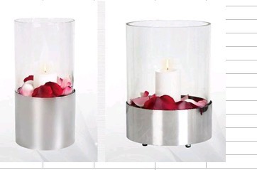 stainless steel candle holder