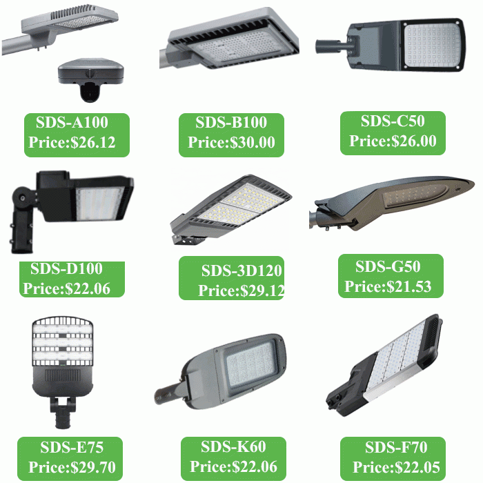 Hot Sell Ce/RoHS 30W 50W 60W 70W 80W 100W 120W 150W 160W 180W 200W 240W 250W 300W 400W  LED Street Light shoebox light brp371