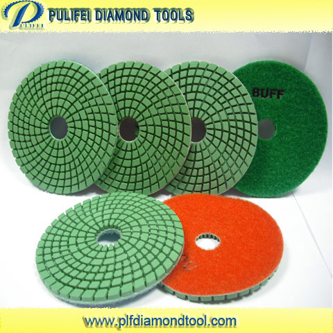 Diamond polishing pad