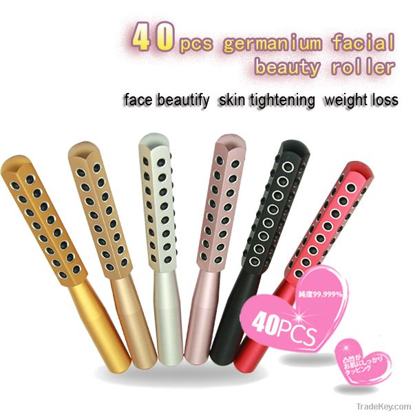 40pcs germanium facial beauty roller massager