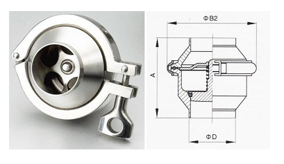 sanitary check valve