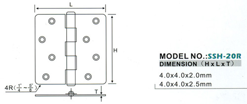 stainless steel hinge