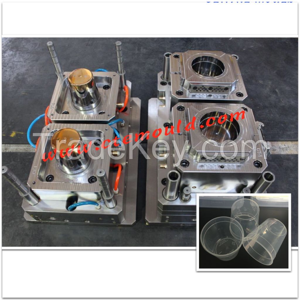 Ice cream bucket mould, thin wall container mould