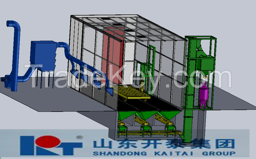 Sand air blasting roomï¼Sand/shot Peening Machineï¼