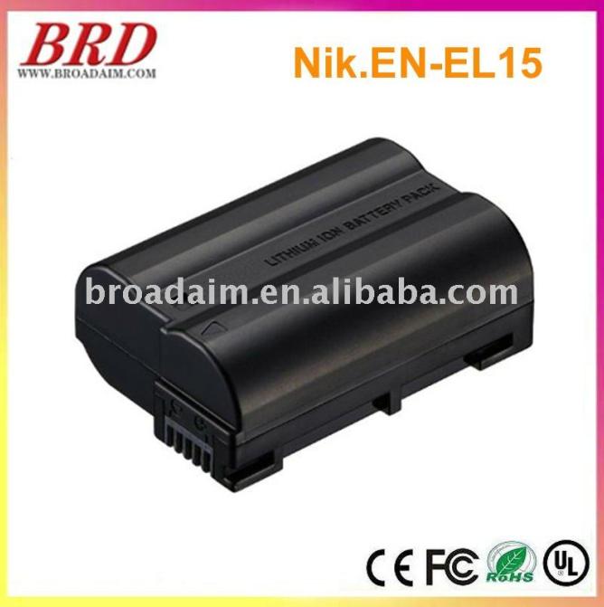 digital camera battery EN-EL15 for branded D7000 camera