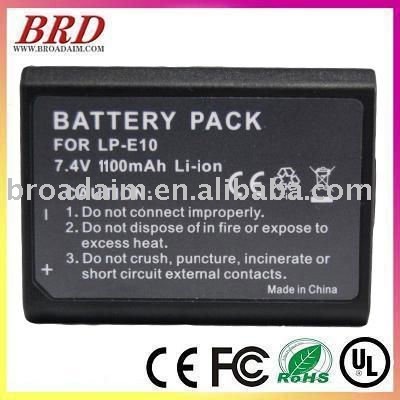 LP-E10 battery for branded 1100D Rebel T3 Kiss X50