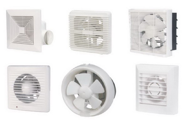 Plastic exhaust fan