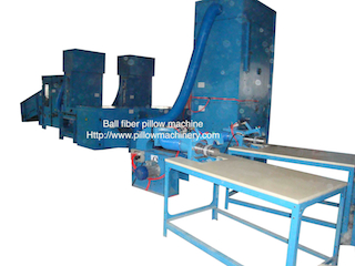 Ball fiber pillow filling machine