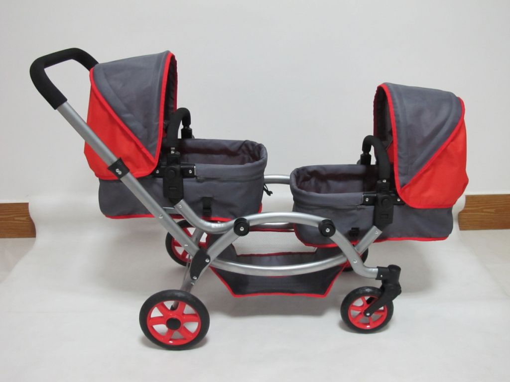 Deluxe Doll Multipurpose Twin Stroller 