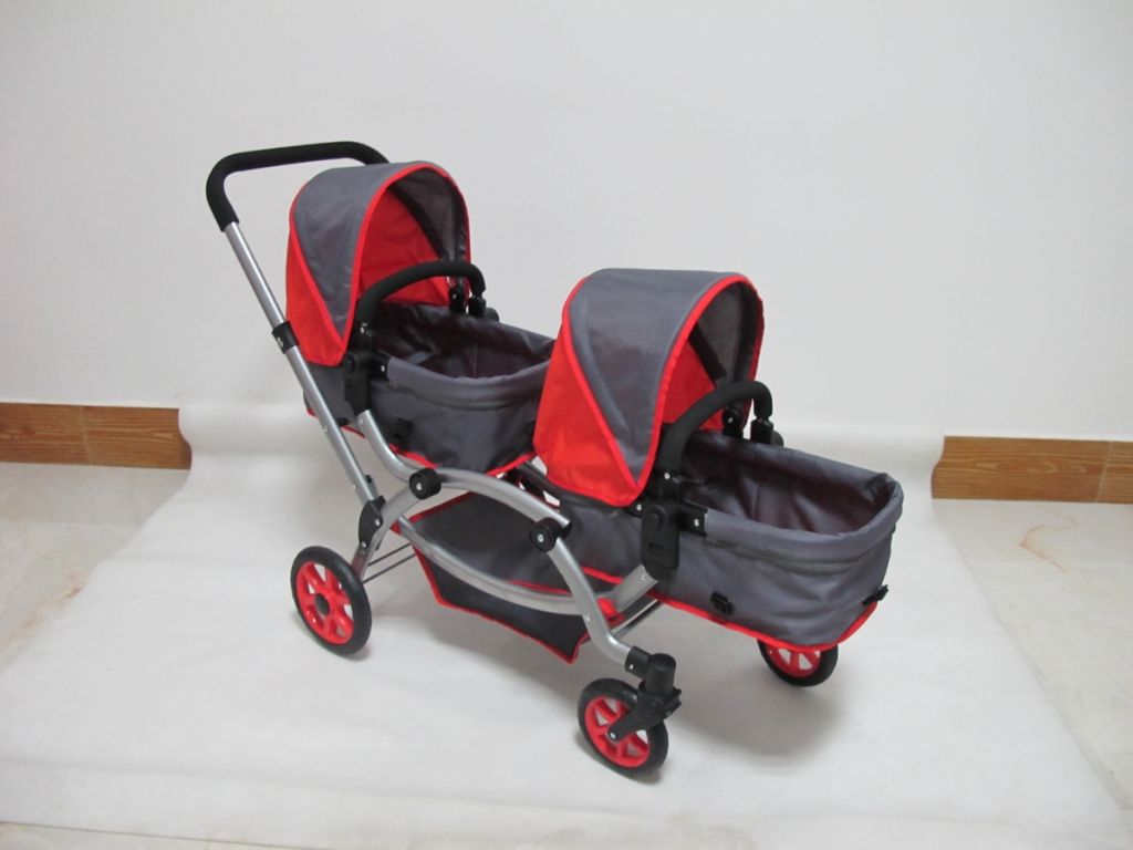 Deluxe Doll Multipurpose Twin Stroller 