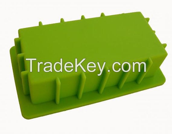 Silicone Loaf Soap Molds New Rectangle Cake Muffin Soap Ice Cube Tray Silicone Decorating Molds DIY