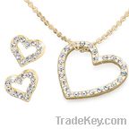 Crystal Heart Set