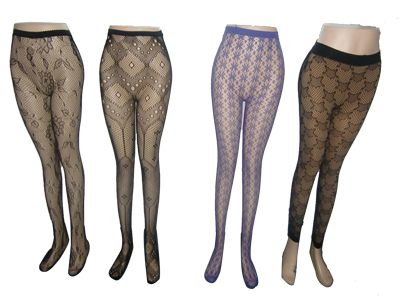 Women's Pantyhose, Fashionable Design, Made of 90% Nylon .10% Spandex