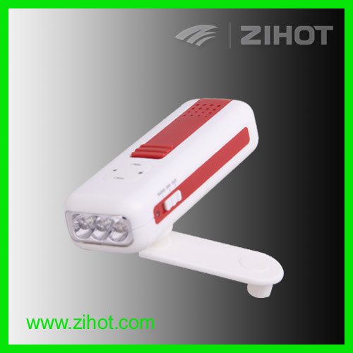 LED Hand Cranking Flashlight