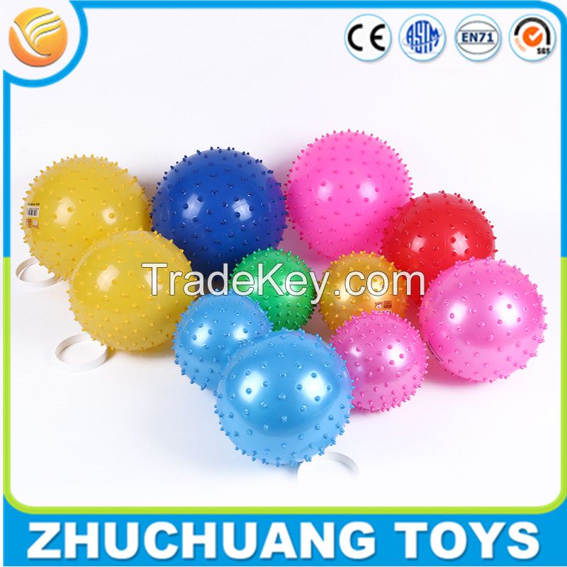 65cm inflatable spiky pvc fitness ball,pilates ball