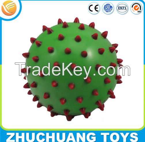 65cm inflatable spiky pvc fitness ball,pilates ball