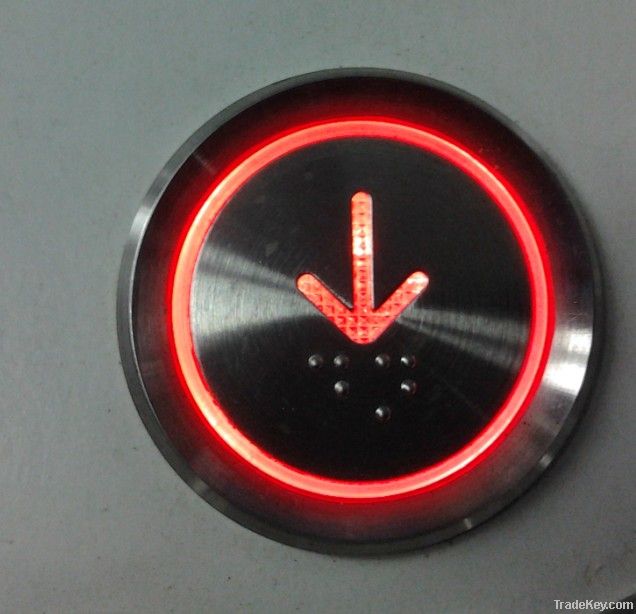 stainless steel elevator buttons