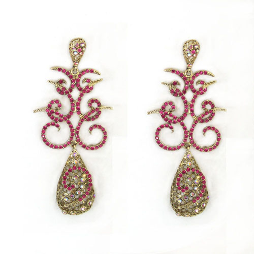 Fashion Jewellery Earrings with rhinestone