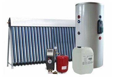 split pressure solar water heater