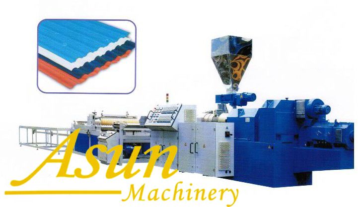 PVC Wave Tile Plate Production Line