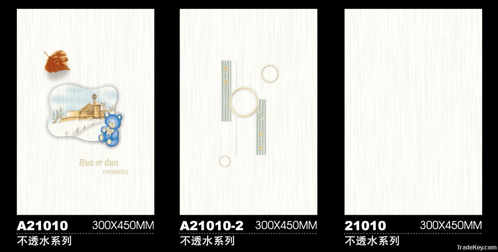 300x450mm glazed ceramic wall tile