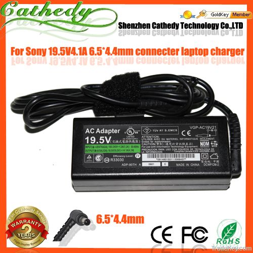 19.5V 4.1A ac power adapter for Sony VGP-AC19V19 V5M y45 VGP-AC19V10