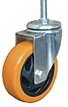 Medium duty threaded swivel caster