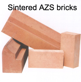 Glass Furnace Use Sintered Zirconia Corundum Cross R (AZS) Refractory