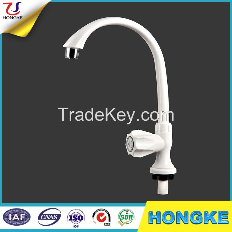 Plastic India POLO ABS Swan Neck Deck Mounted Faucet