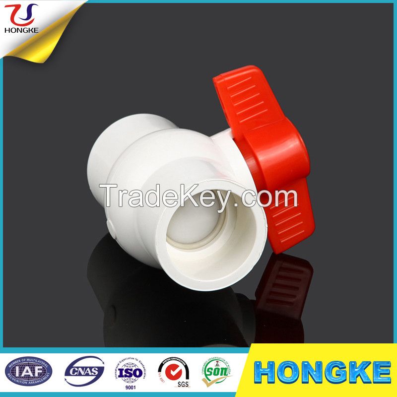 Compact plastic pvc ball valve to India