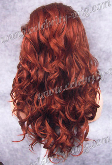 long red synthetic lace front wigs