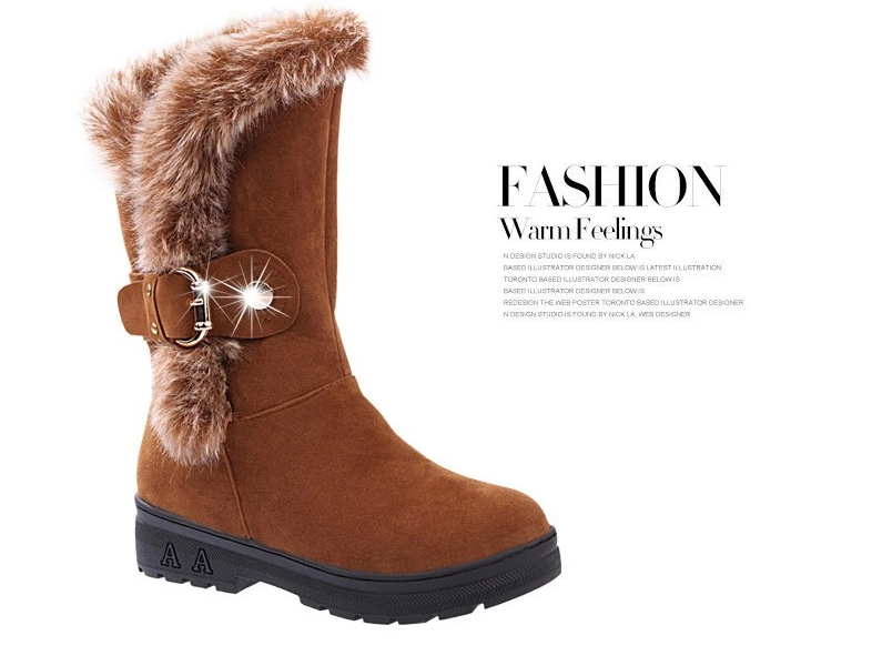 Ladies Fashion Boots with high quality suede fabric with good price