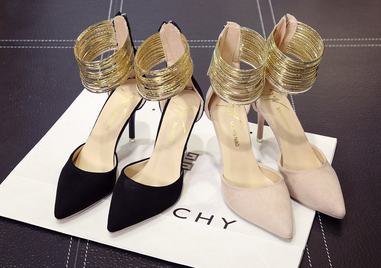 Ladies Fashion Dress shoes for Spring with high quality suede fabric with good price