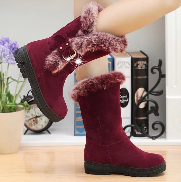 Ladies Fashion Boots with high quality suede fabric with good price