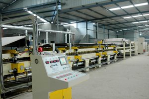 corrugated cardboard production line