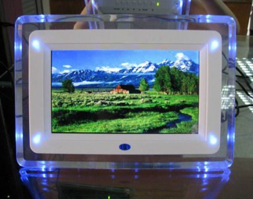 7" LCD Digital TFT Picture Photo Frame SD/MMC Album
