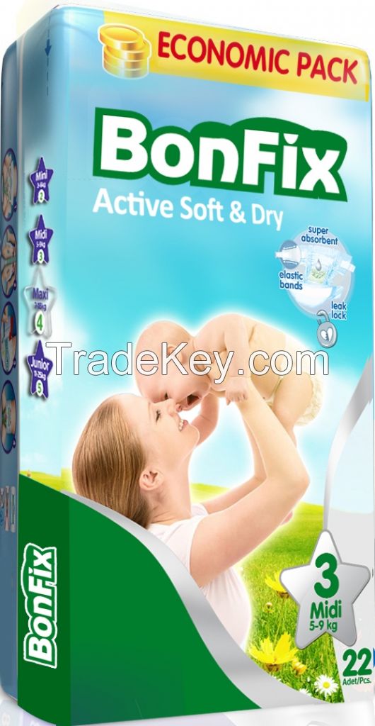 BONFIX BABY DIAPERS TURKEY ECOPACK