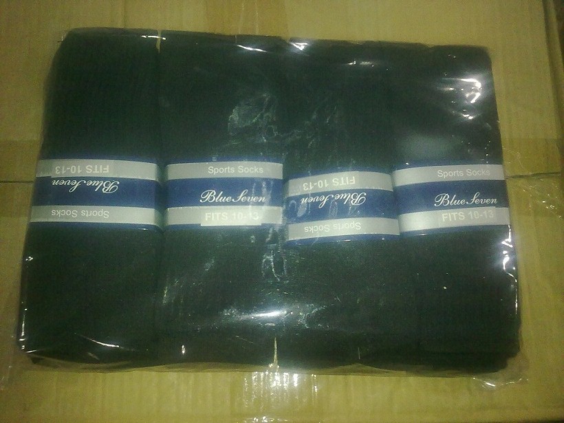 Crew Black Socks All Plain